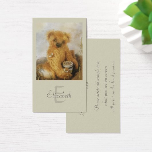 Cute Honey Bear Teddy Personalized (Desk)