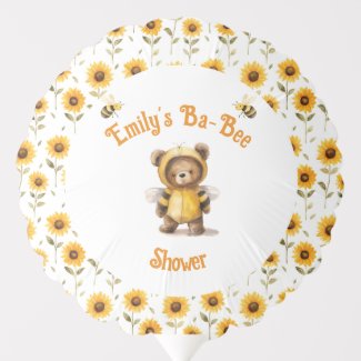 Cute Honey Bee Bear Ba-Bee Shower 