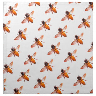 Cute honey bee bee bumble bee cloth napkin