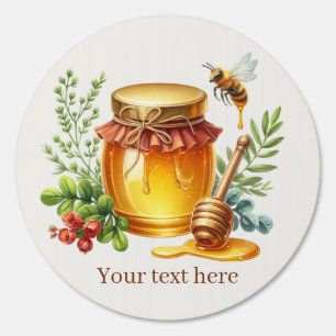 Cute honey bee lovers vendors add text  sign