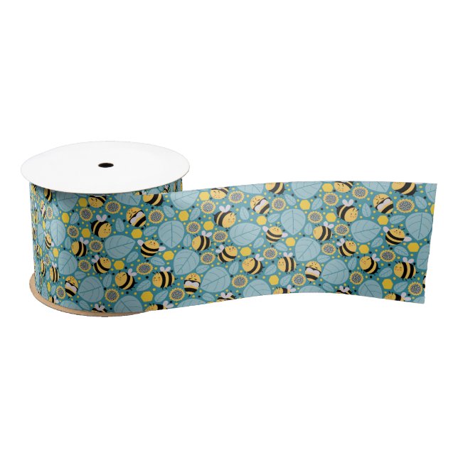 Cute Honey Bee Ribbon (Spool)