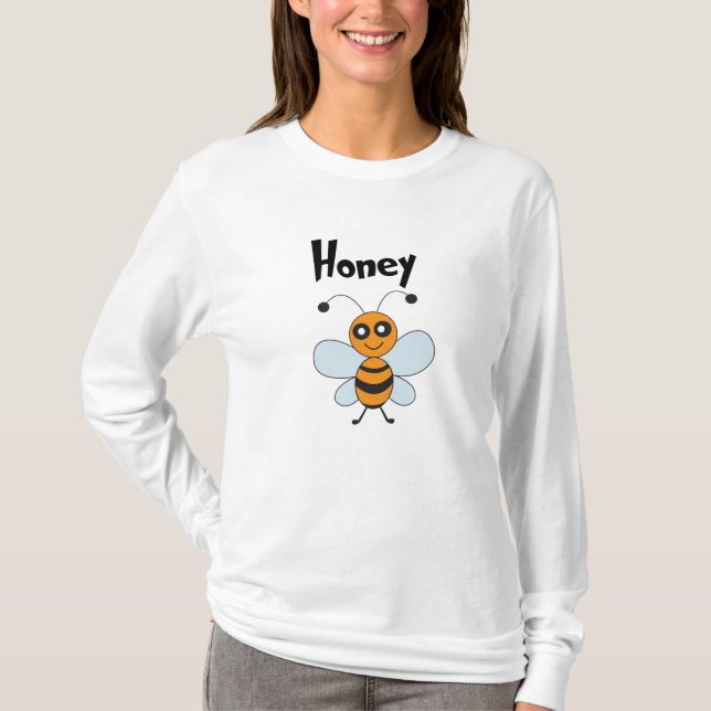 Cute Honey Bee T-Shirt (Front)