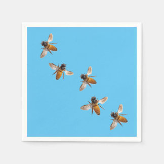 Cute Honey Bees Paper Napkins