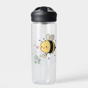 Cute Honeybee Kawaii Bumblebee for teachers gift Water Bottle