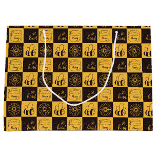 Cute Honeybee Large Gift Bag