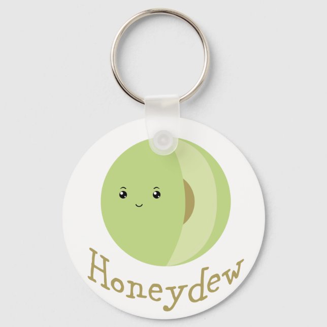Cute Honeydew Keychain (Front)