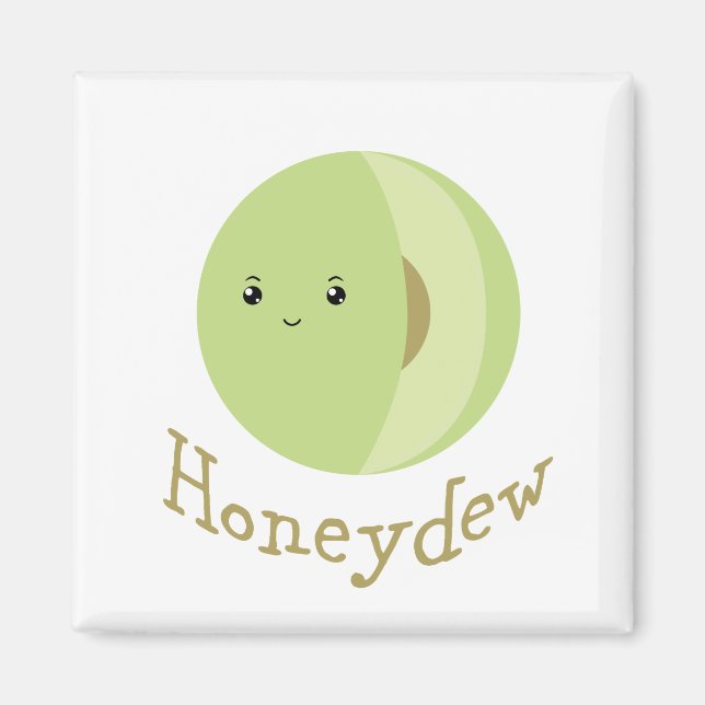 Cute Honeydew Magnet (Front)