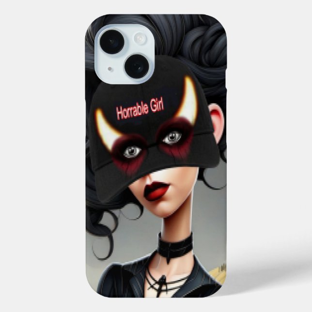 Cute Horrible girl  Case-Mate iPhone Case (Back)