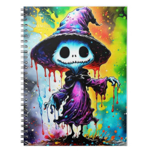 Cute Horror Boy Spiral Notebook – Valentine