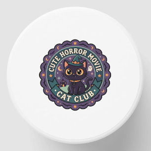 Cute Horror Movie Cat Cute Cat T-Shirt Design - Cu Mini Candle Favors