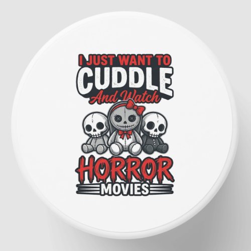 Cute Horror Movie Cuddle Vintage Graphic Shirt Des Mini Candle Favors