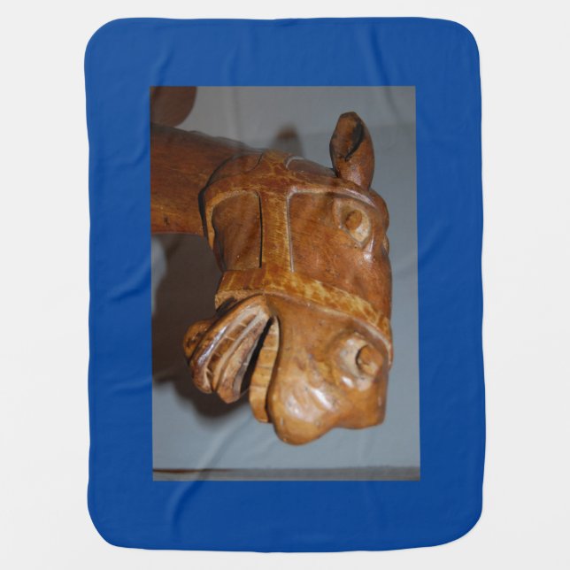 Cute Horse Baby Blanket (Front)