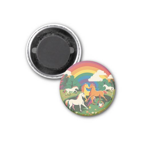 Cute Horse Family Magnet