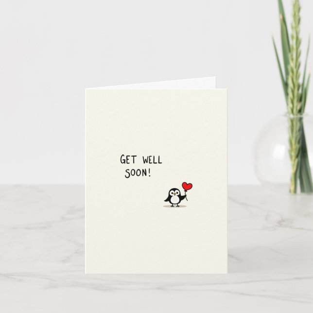 Cute Horse Get Well Card (Front)