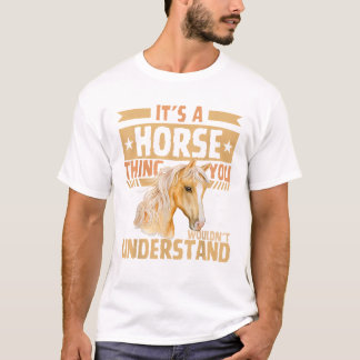 Cute Horse Girl T Shirt