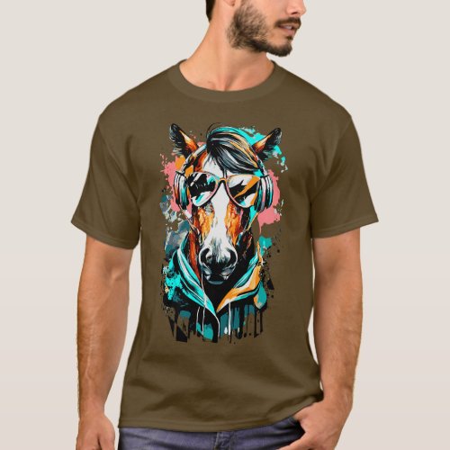 Cute Horse Horse Riding Funny Horse T_Shirt