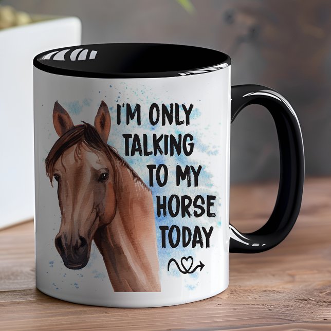 Cute Horse Lover Equestrian Gift Western Cowgirl   Mug (Creator Uploaded)