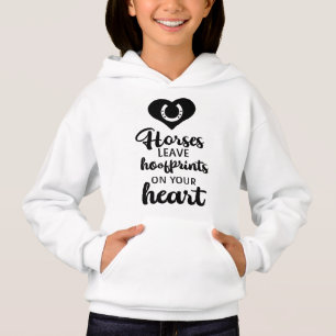 Cute Horse Lover Equestrian Horses Cowgirl Pony Hoodie