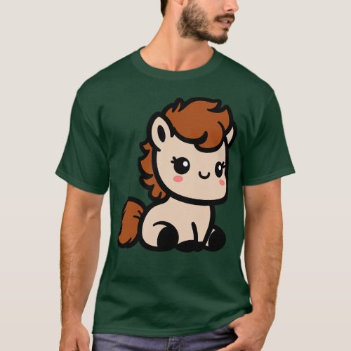 Cute Horse T_Shirt