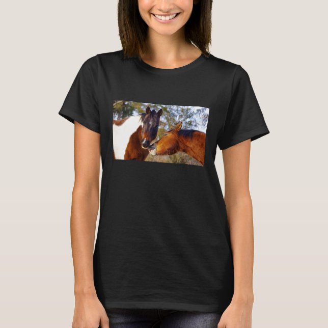 Cute Horse Women's Basic T-Shirt (Front)