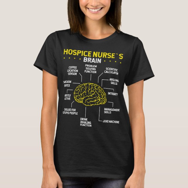 Cute Hospice Nursing Day Idea Hospice Nurse T-Shirt (Front)