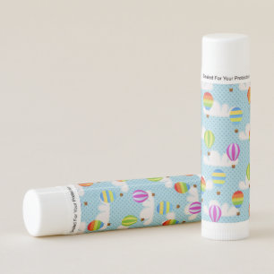 Cute Hot Air Balloons Pattern Lip Balm