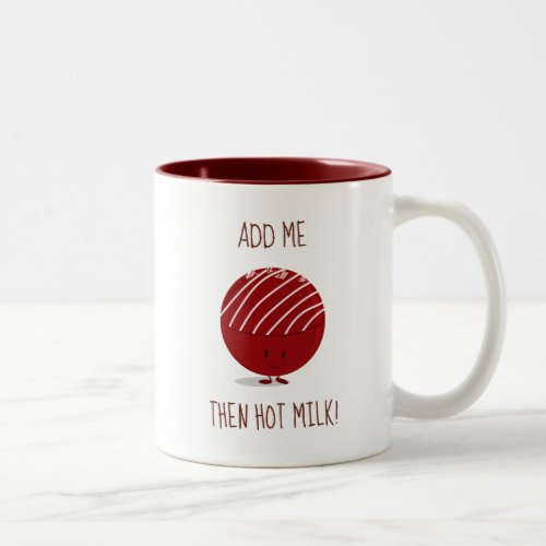 Cute Hot Chocolate Bomb Two_Tone Coffee Mug