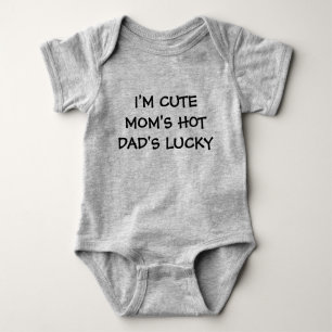 Cute Hot Lucky Family Baby Bodysuit
