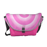 Cute Hot Pink Spiral Monogram Messenger Bag at Zazzle
