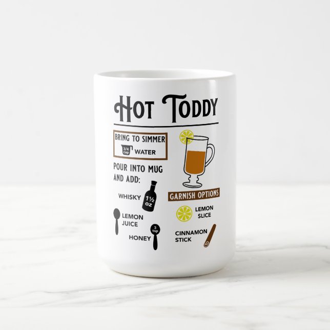 Cute Hot Toddy Recipe Coffee Mug (Center)