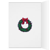 Cute Hound Dog Holiday Card (Inside (Left))