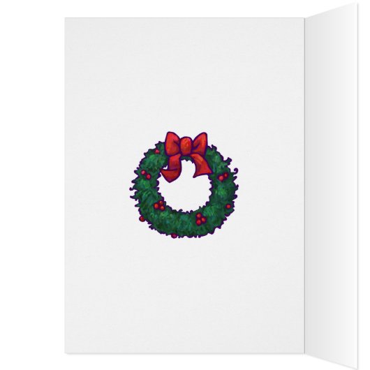 Cute Hound Dog Holiday Card (Inside (Left))