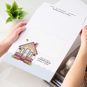 Cute House Caregiver Envelope Mailers