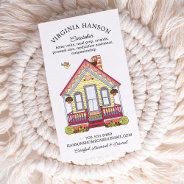 Cute House Caregiver Services Single Sided  Business Card at Zazzle