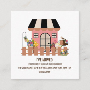 Cute House   New Home Moving Announcement
