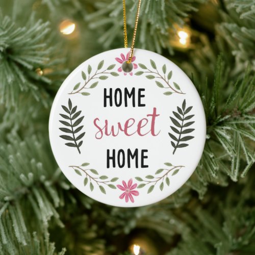 Cute Housewarming Ceramic Ornament