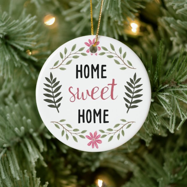 Cute Housewarming Ceramic Ornament (Tree)