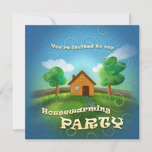 Cute Housewarming Party Invitation