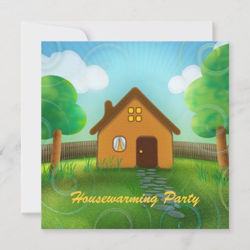 Cute Housewarming Party Invitation