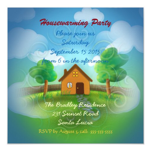 Cute Housewarming Party Invitations 1