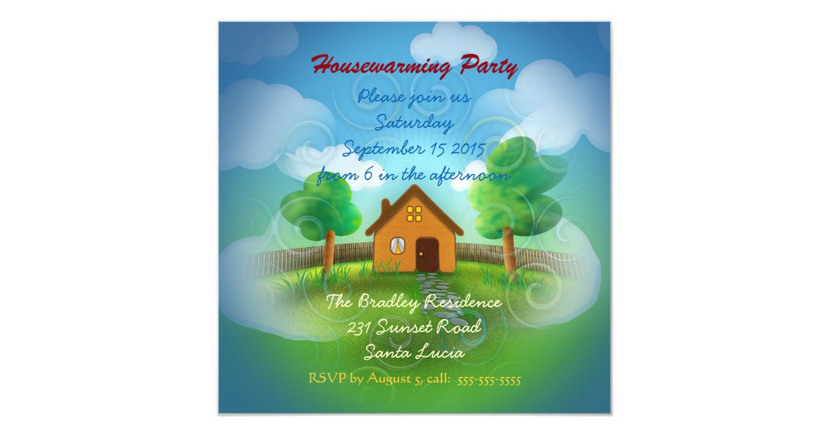 Cute Housewarming Party Invitations 3