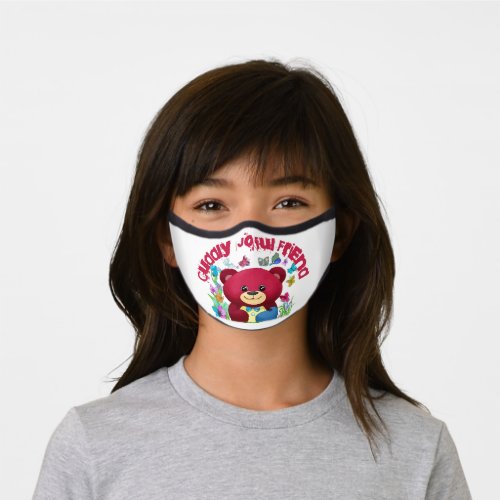 Cute Huggin Bear Premium Face Mask