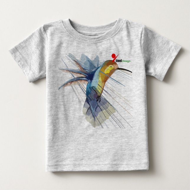 Cute Hummingbird Baby T-Shirt  (Front)