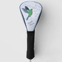 Cute Hummingbird Cherry Blossom Add Name 