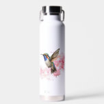 Cute Hummingbird Floral Watercolor Personalized  Water Bottle<br><div class="desc">Stay hydrated in style with this adorable and personalized water bottle featuring a cute hummingbird floral watercolor design. The vibrant and colorful watercolor artwork adds a touch of beauty to your hydration routine.Personalize the water bottle with your name or initials to add a unique touch. It also makes a thoughtful...</div>