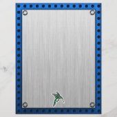 Cute Hummingbird; Metal-look (Front)