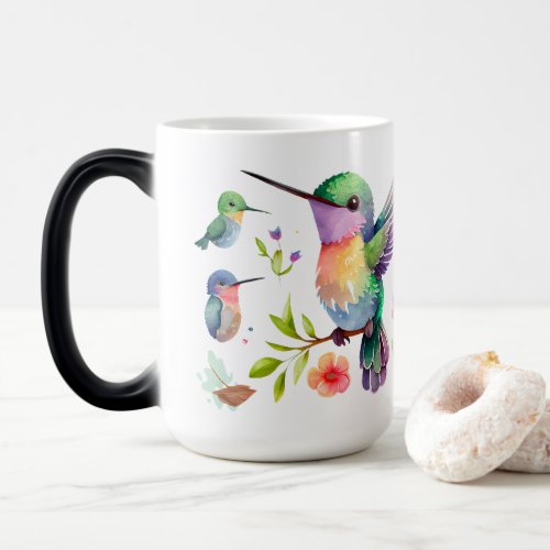 Cute Hummingbirds for Bird Lovers on  Magic Mug