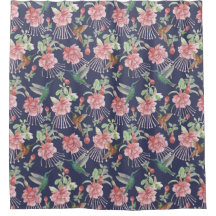 Cute Hummingbirds  Shower Curtain