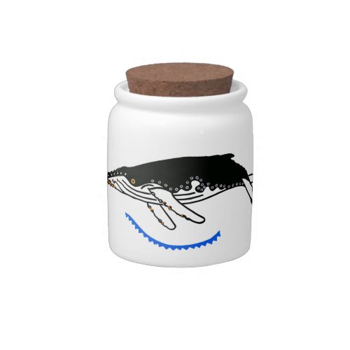 Cute Humpback WHALE _Wildlife warrior _ Nature _ Candy Jar