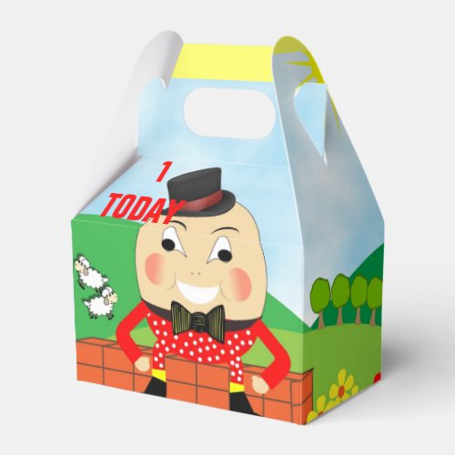 Cute Humpty Dumpty Nursery Rhyme Theme Favor Boxes